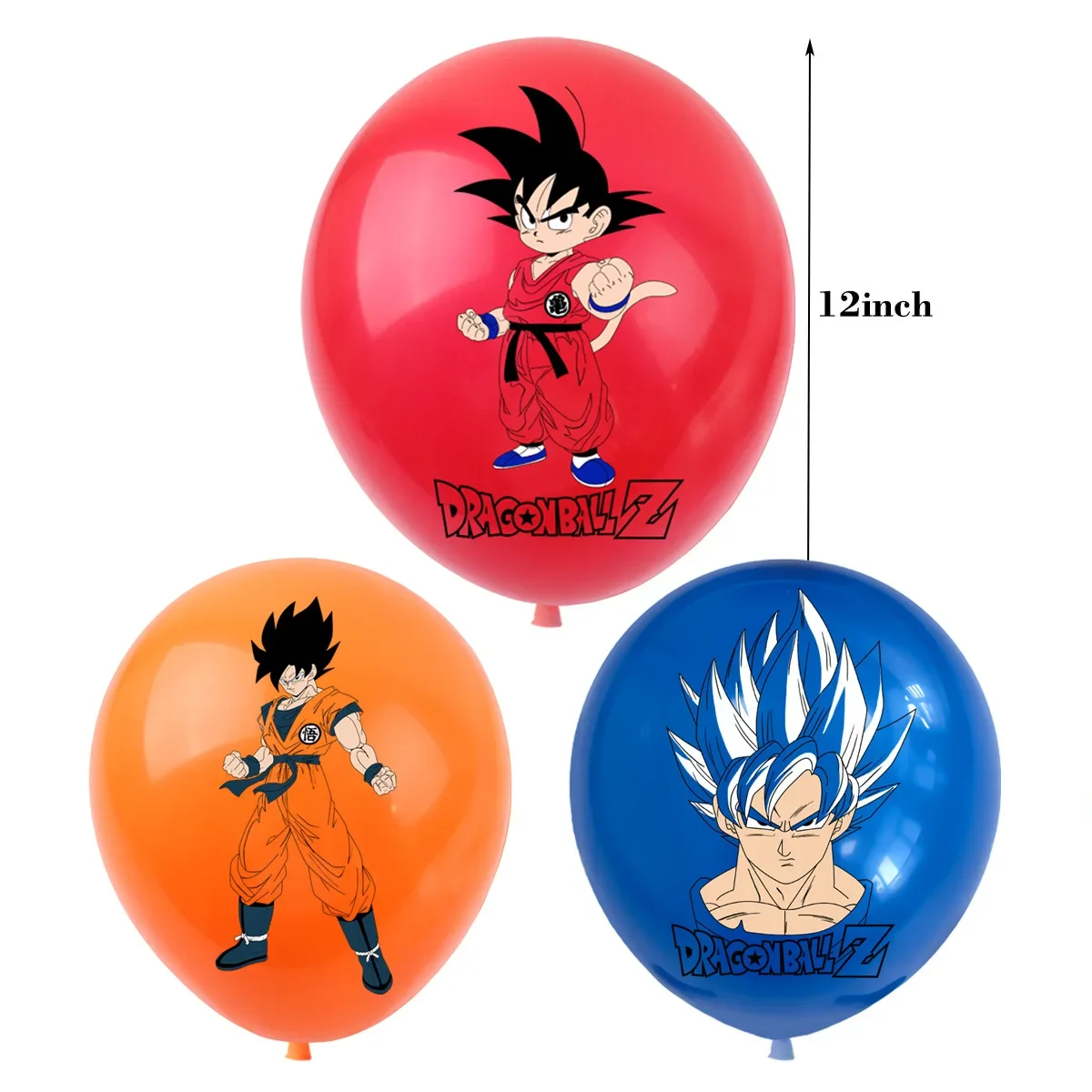 Dragon Ball Theme Birthday Party Son Goku Vegeta Pull Flag Banner Numbers Balloon Cake Insert Decoration Children Christmas Gift