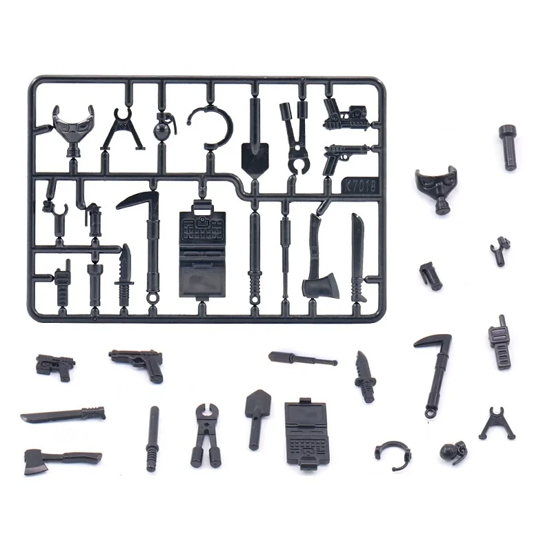 WW2 Military 98K Pistol Weapon Soldiers Army Building Blocks Mini Action Figures Bricks Model Building Kids Toy Christmas Gifts