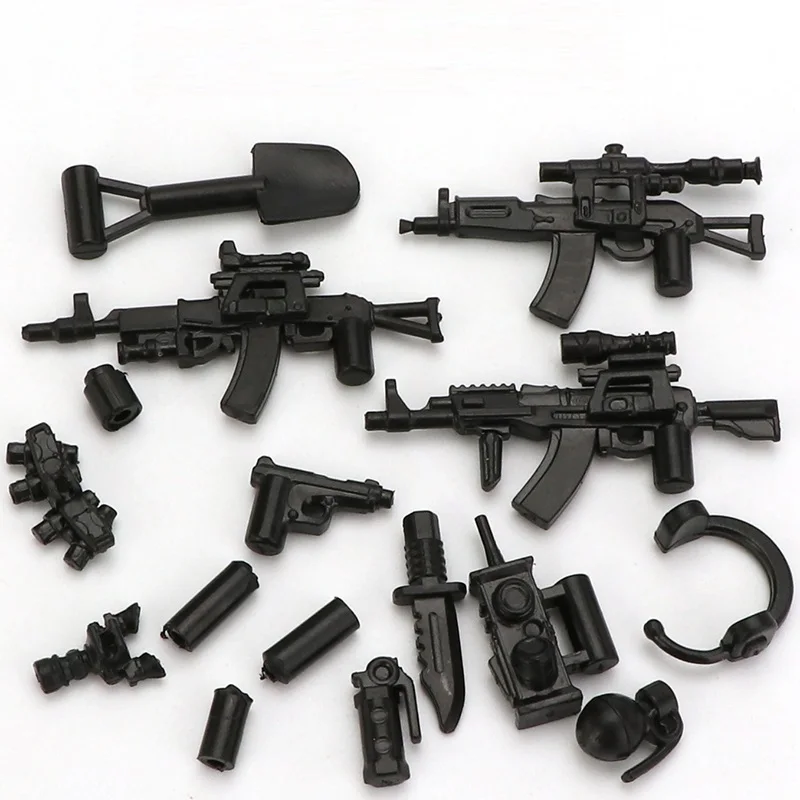 WW2 Military 98K Pistol Weapon Soldiers Army Building Blocks Mini Action Figures Bricks Model Building Kids Toy Christmas Gifts