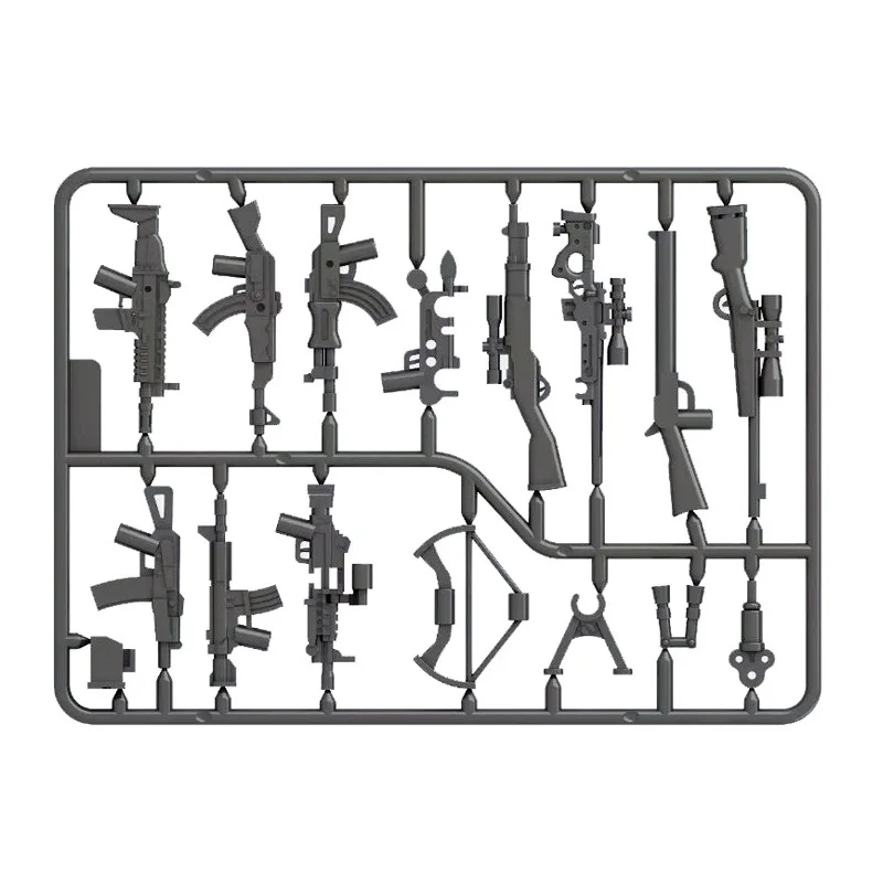 WW2 Military 98K Pistol Weapon Soldiers Army Building Blocks Mini Action Figures Bricks Model Building Kids Toy Christmas Gifts