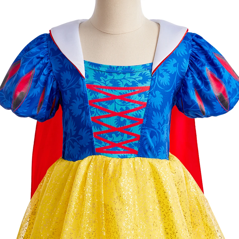 Cinderella Anna Elsa Costume Children Princess Dress for Girls Kids Cosplay Snow White Christmas Carnival Party Disguise Outfit