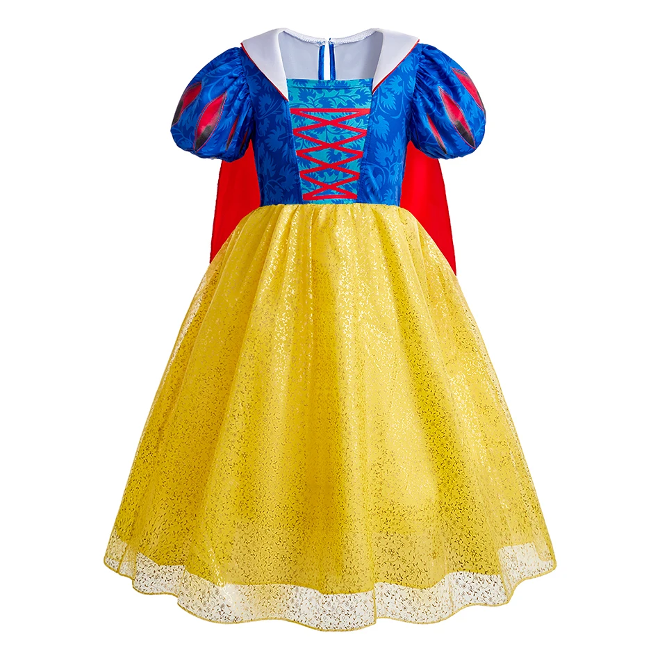 Cinderella Anna Elsa Costume Children Princess Dress for Girls Kids Cosplay Snow White Christmas Carnival Party Disguise Outfit