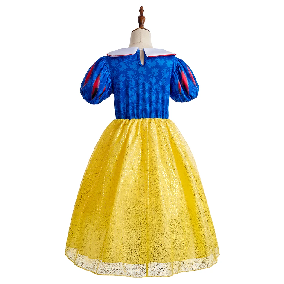 Cinderella Anna Elsa Costume Children Princess Dress for Girls Kids Cosplay Snow White Christmas Carnival Party Disguise Outfit