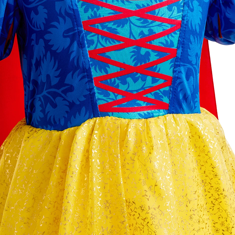 Cinderella Anna Elsa Costume Children Princess Dress for Girls Kids Cosplay Snow White Christmas Carnival Party Disguise Outfit