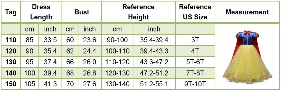 Cinderella Anna Elsa Costume Children Princess Dress for Girls Kids Cosplay Snow White Christmas Carnival Party Disguise Outfit