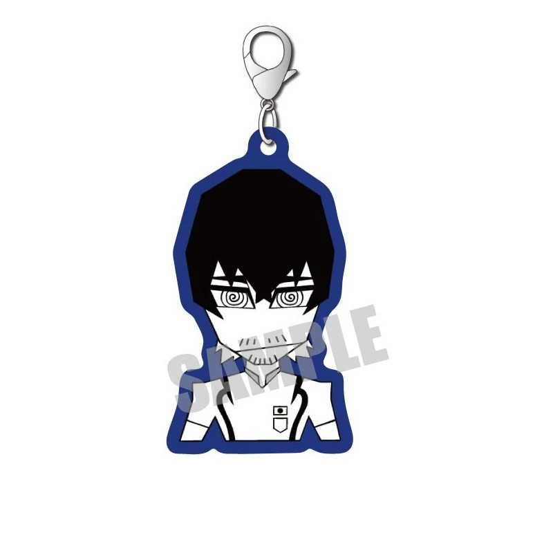6cm Hot Anime BLUE LOCK Acrylic Keychain Bachira Meguru Chigiri Hyōma Model Figure Cosplay Birthday Fans Christmas Gift