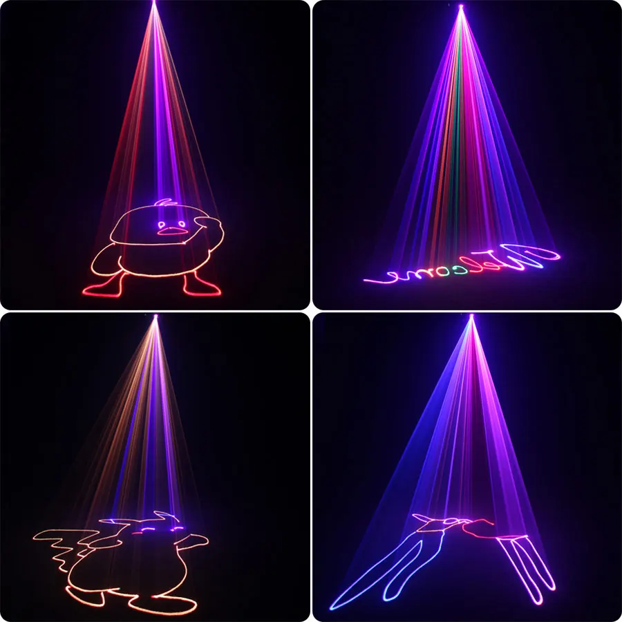 DM500 Animation RGB Laser Beam Lines Stage Disco Light DJ Party Pattern Projector Scans DMX Dance Bar Christmas Show G21