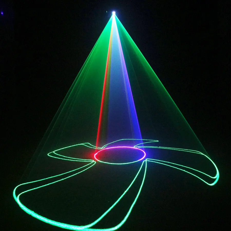 DM500 Animation RGB Laser Beam Lines Stage Disco Light DJ Party Pattern Projector Scans DMX Dance Bar Christmas Show G21