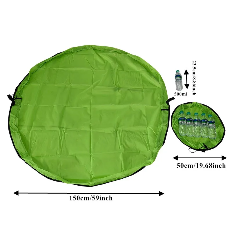 1pc Multifunction Portable Kids Toys Storage Bags Blocks Toys Play Mat Building Blocks Toys Bags for Christmas Gift