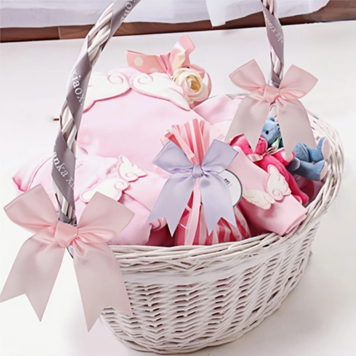 200pcs 2.5cm Mini Satin Ribbon Bows DIY Crafts Accessories Wedding Christmas Party Envelope Gift Packaging Decoration