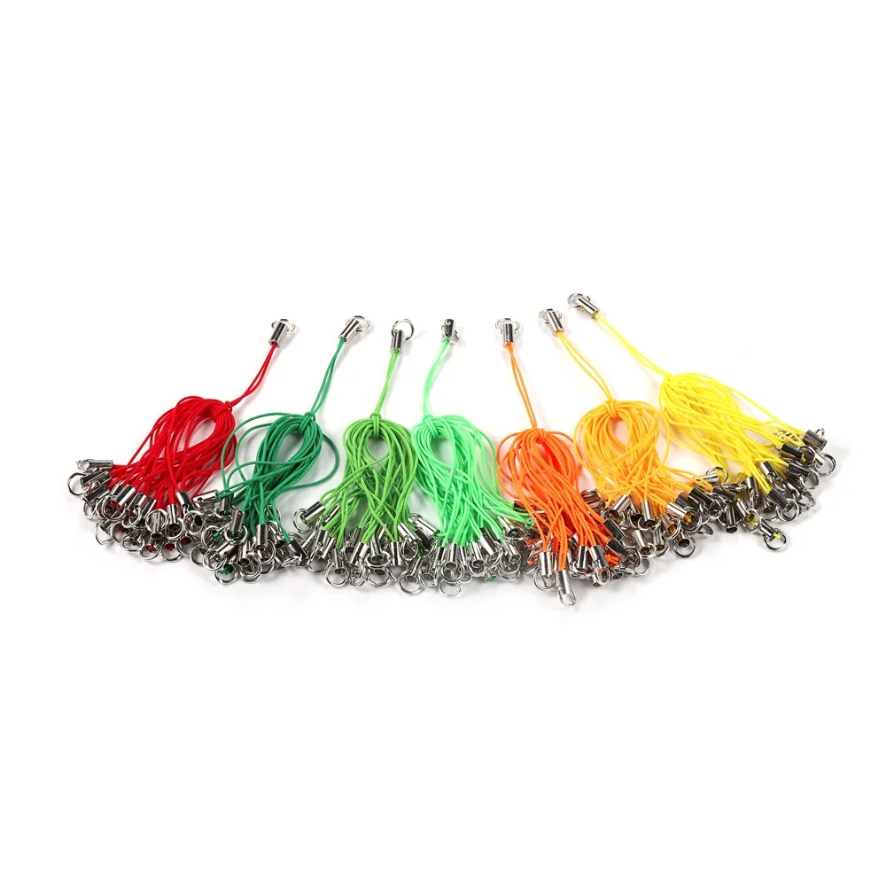 20-100Pcs Lanyard Lariat Cord Lobster Clasp Rope Christmas Bell Keychain Hooks Mobile phone Strap Charm Keyring Bag Accessories