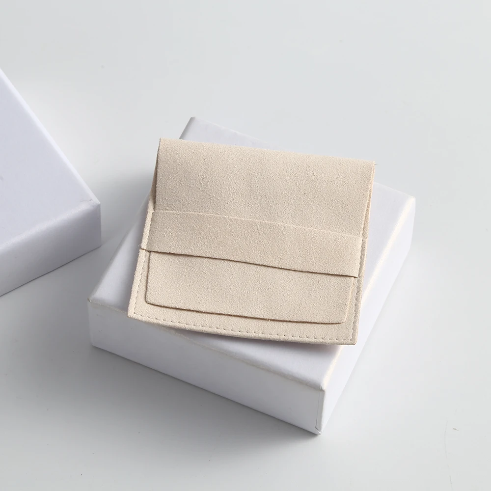 10pcs Microfiber Velvet Bag Jewelry Presents Pouches for Necklace Christmas Wedding Gift Package Envelope Bags