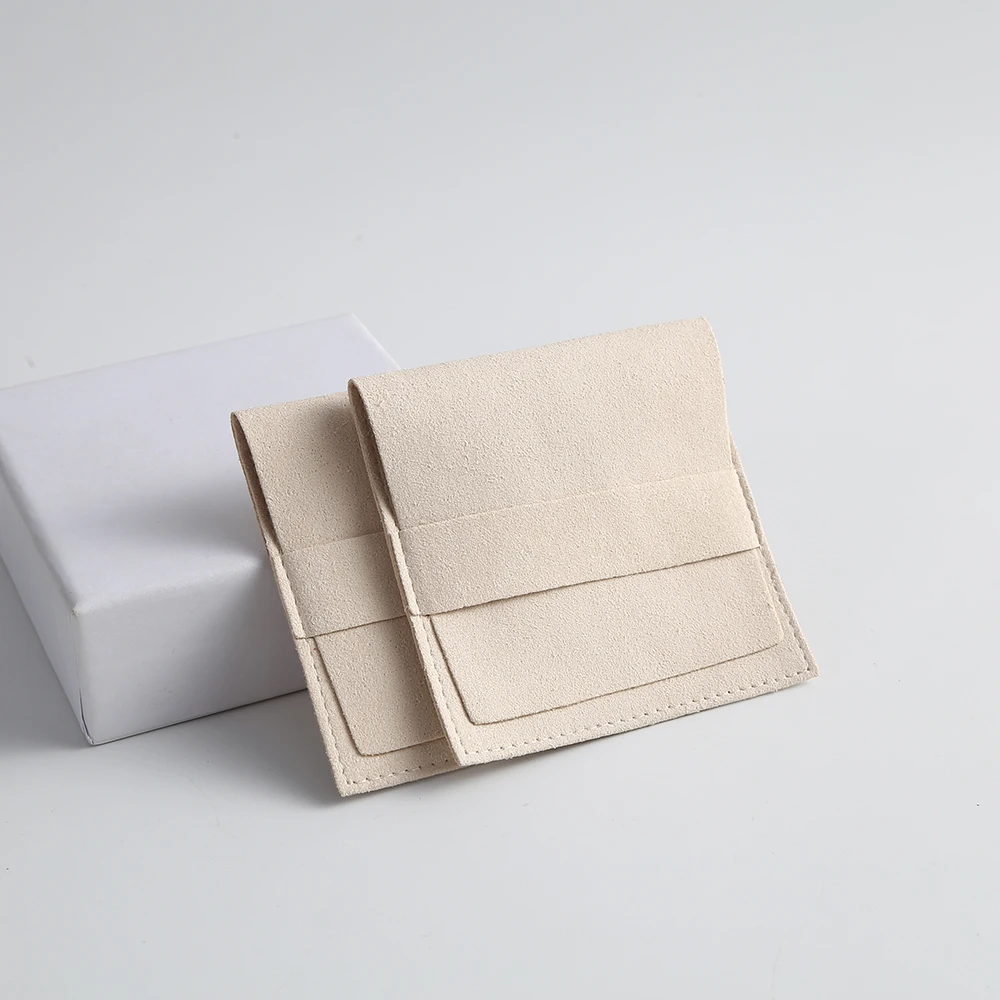 10pcs Microfiber Velvet Bag Jewelry Presents Pouches for Necklace Christmas Wedding Gift Package Envelope Bags
