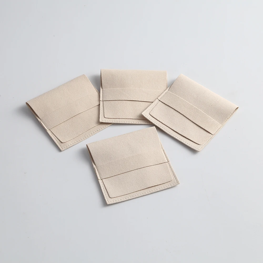 10pcs Microfiber Velvet Bag Jewelry Presents Pouches for Necklace Christmas Wedding Gift Package Envelope Bags