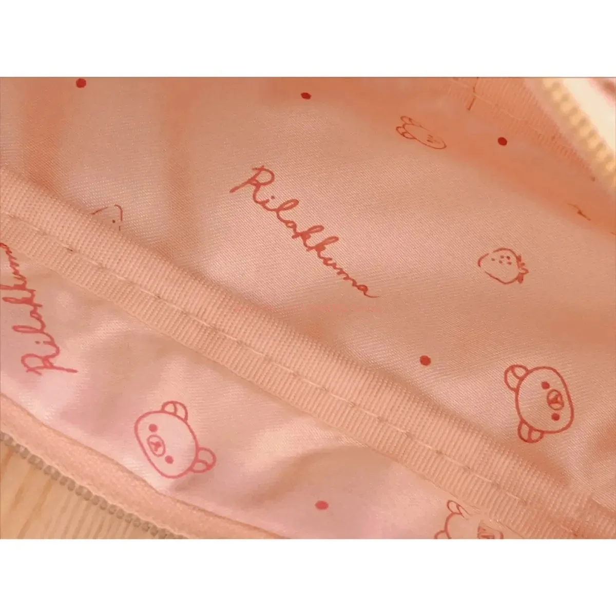 Japanese Kawaii Rilakkuma Cute Strawberry Series Pencil Case Cartoon Student Learn Stationery Storage Pencil Case Christmas Gift