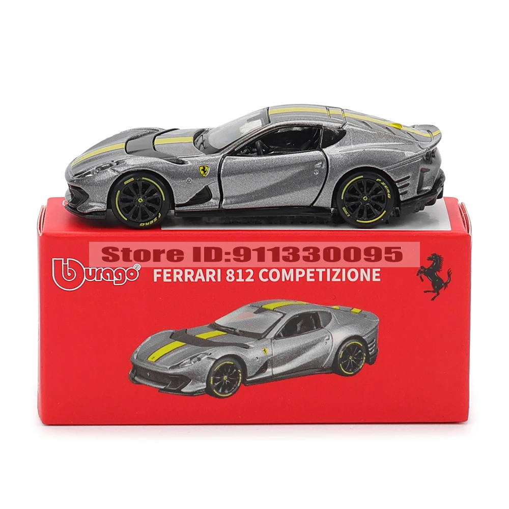 Bburago 1:64 genuine Ferrari SP1 812 COMPETIZIONE ENZO F40 F12TDF SF90 car model series children's Christmas boy gift toys