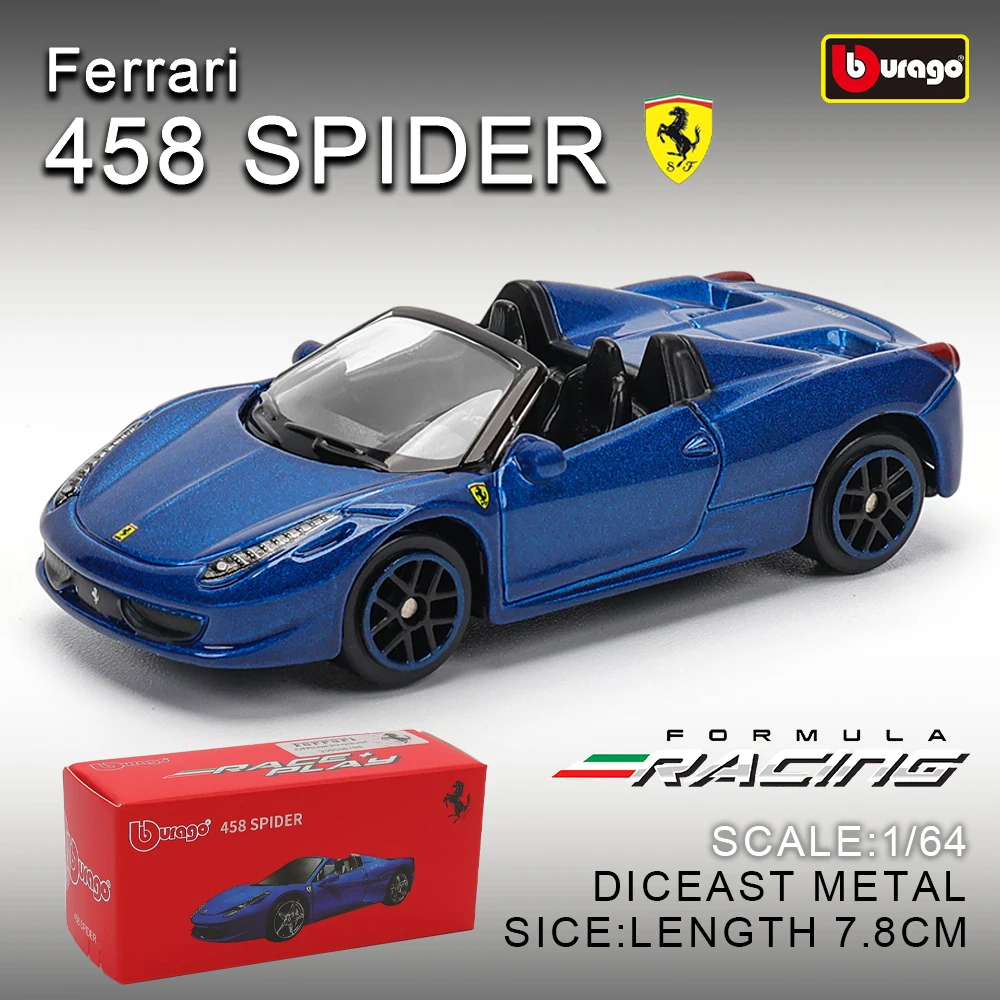 Bburago 1:64 genuine Ferrari SP1 812 COMPETIZIONE ENZO F40 F12TDF SF90 car model series children's Christmas boy gift toys