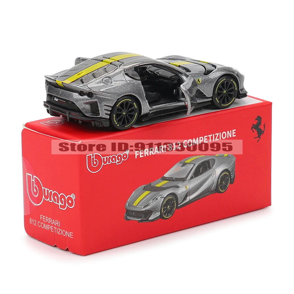 Bburago 1:64 genuine Ferrari SP1 812 COMPETIZIONE ENZO F40 F12TDF SF90 car model series children's Christmas boy gift toys