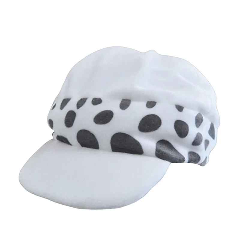 Anime One Piece Trafalgar Law Plush Hat Cartoon Cosplay Cap Kawaii Cos Accessories Props Costume Kids Birthday Christmas Gifts