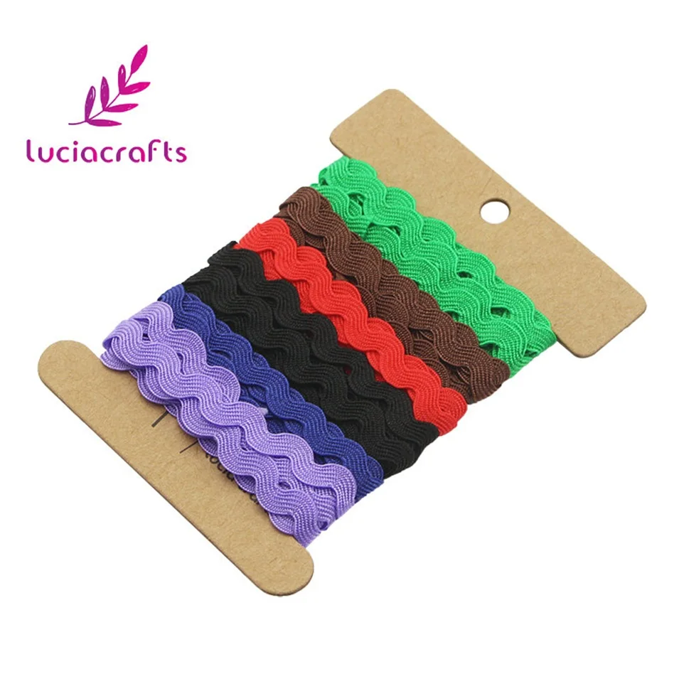 5mm (With Card) Grosgrain Ribbon For Hair Bow Wedding Christmas Party Decor DIY Craft W0602