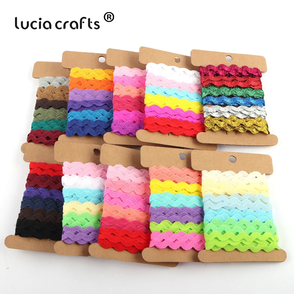 5mm (With Card) Grosgrain Ribbon For Hair Bow Wedding Christmas Party Decor DIY Craft W0602