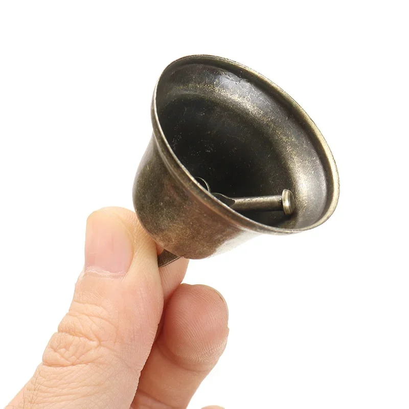 5/10pcs Iron tinplate 38mm Christmas Decoration Jingle Bells Pet Pendants Hanging for Festival Party Making Wind Chimes Decor