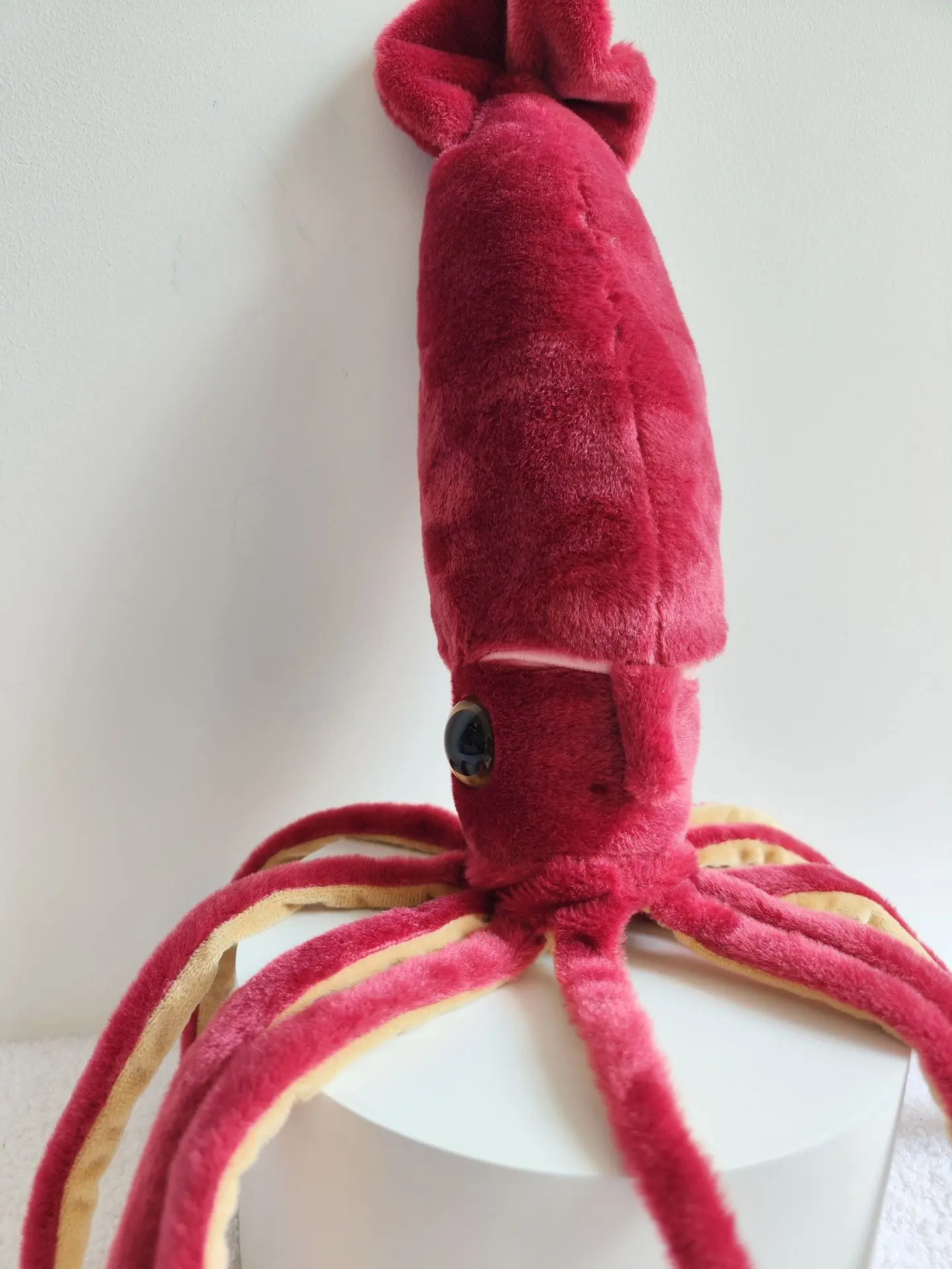 75cm Wine Red Deep Sea Squid Plush Toys Soft Stuffed Animal Pillow Kids Toys Creative Plush Christmas Birthday Gifts Home Decor