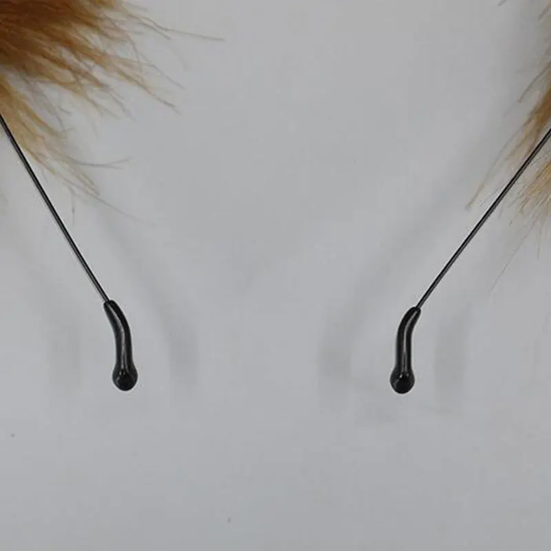 Women Animal Wolf Ears Party Club Headdress Plush Hairband Furry Lolita Headband Anime Halloween Christmas Cosplay Accessories