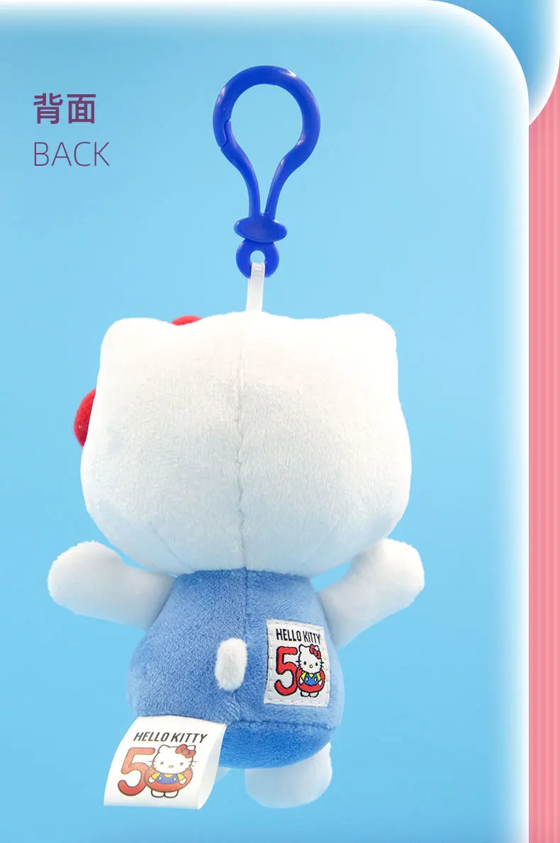 100% Genuine New Sanrio Hello Kitty Plush Toy 50th Anniversary Kuromi Melody Stuffed Dolls Children Birthday Christmas Gift
