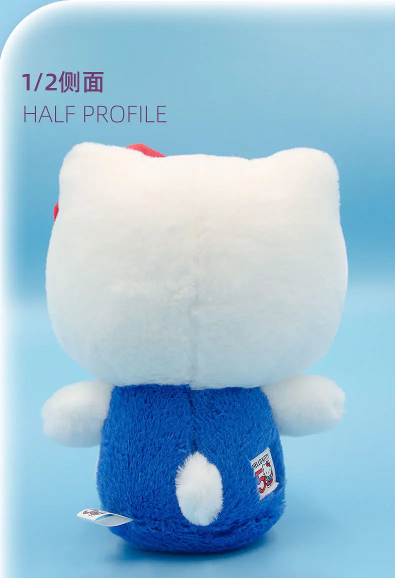 100% Genuine New Sanrio Hello Kitty Plush Toy 50th Anniversary Kuromi Melody Stuffed Dolls Children Birthday Christmas Gift
