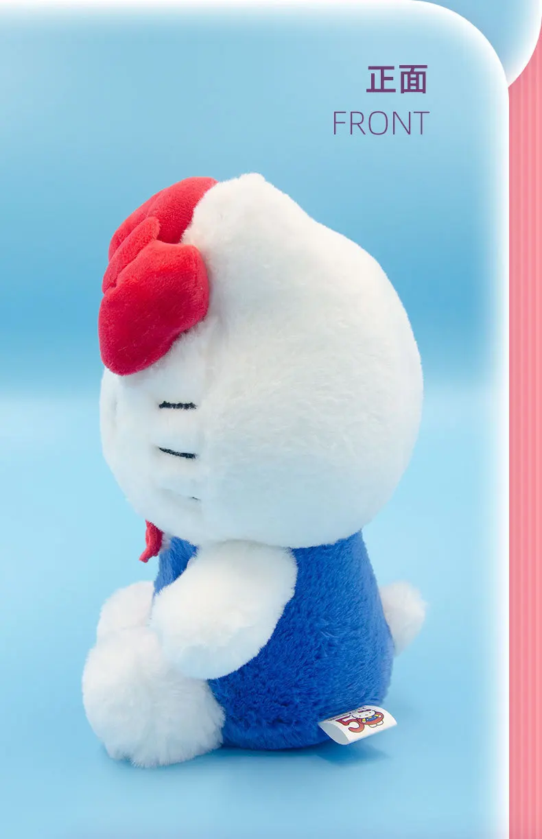 100% Genuine New Sanrio Hello Kitty Plush Toy 50th Anniversary Kuromi Melody Stuffed Dolls Children Birthday Christmas Gift