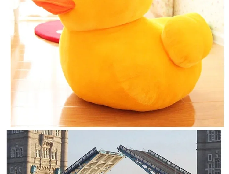 20/30/50CM Giant Yellow Duck Plush Animal Kawai's Little Duck Doll Wholesale Christmas Gifts