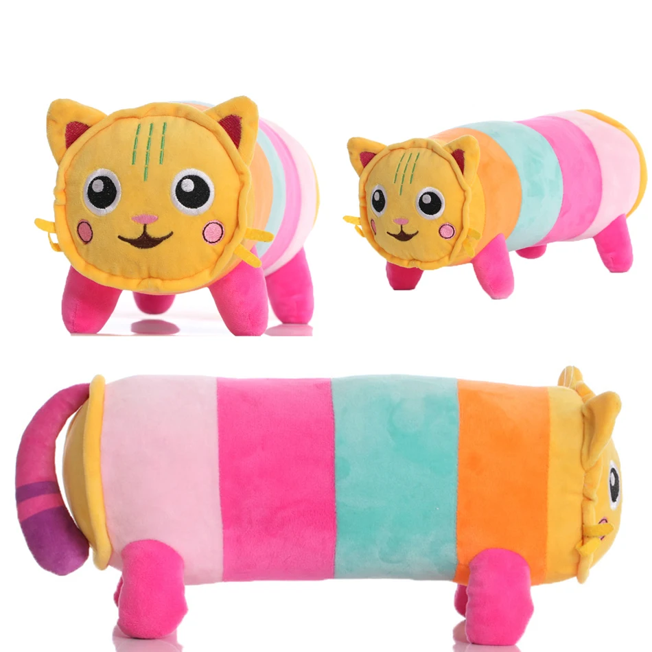 25cm 8Pcs Kawaii Gabby doll house plush toy cartoon stuffed animal mermaid cat mermaid plush doll children's Christmas gift