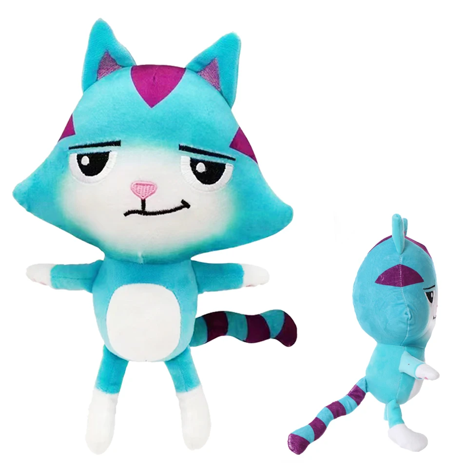 25cm 8Pcs Kawaii Gabby doll house plush toy cartoon stuffed animal mermaid cat mermaid plush doll children's Christmas gift