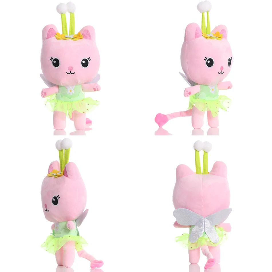 25cm 8Pcs Kawaii Gabby doll house plush toy cartoon stuffed animal mermaid cat mermaid plush doll children's Christmas gift