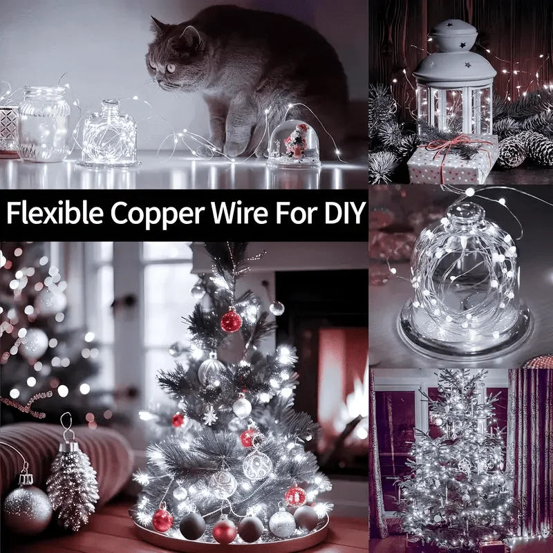 50-300LED Fairy Light Battery Operated, with Remote ,8mode Waterproof Christmas Decorative Light String Birthday, Party, Holiday