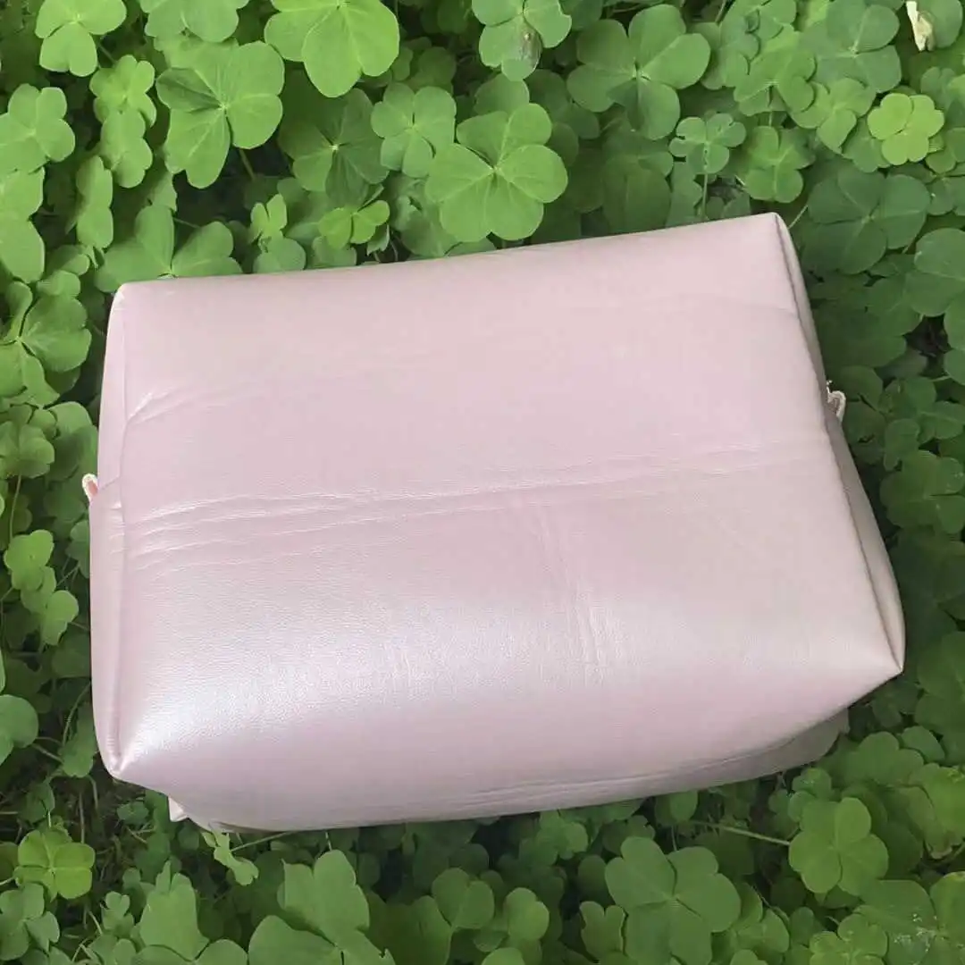 Flower Knows Limited Pink Cosmetic Bag Large Capacity Portable Toiletry Storage Bag Christmas Plush Bag Handbag
