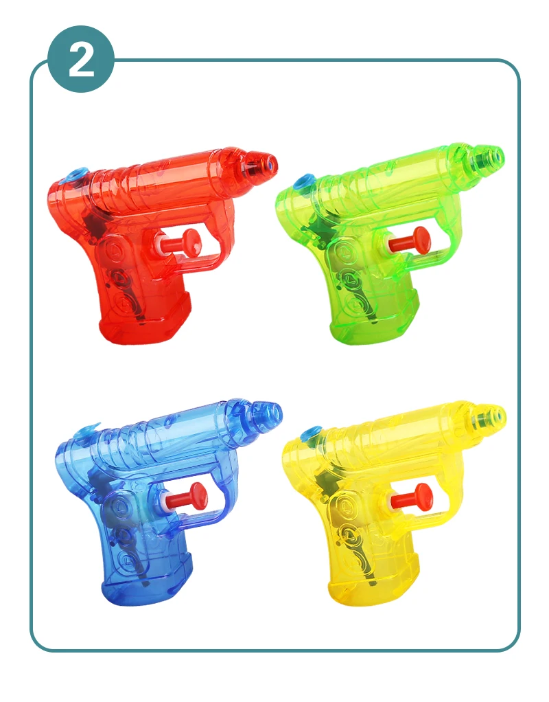 4 Random-Children's Toy Water Gun, Beach Toy, Bath Toy, Parent-Child Interactive Toy Water Gun-Christmas-Birthday Gift