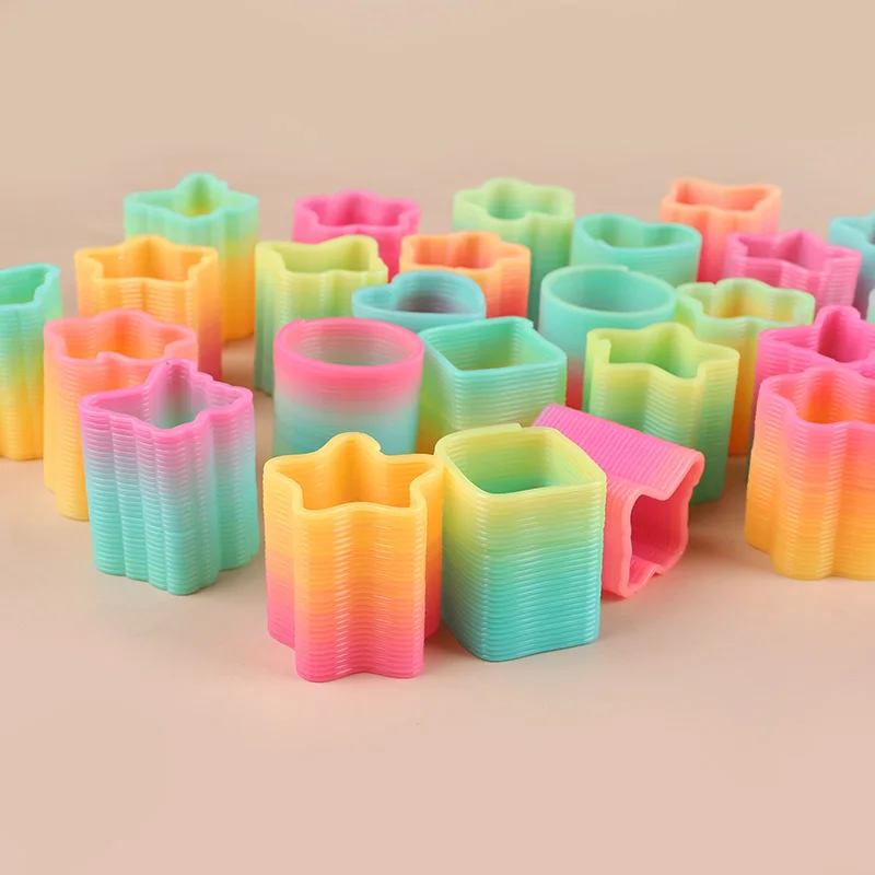 12/24Pcs Rainbow Magic Spring Toys for Kids Birthday Party Favors Pinata Fillers School Prize Wedding Christmas Boy Girl Gifts
