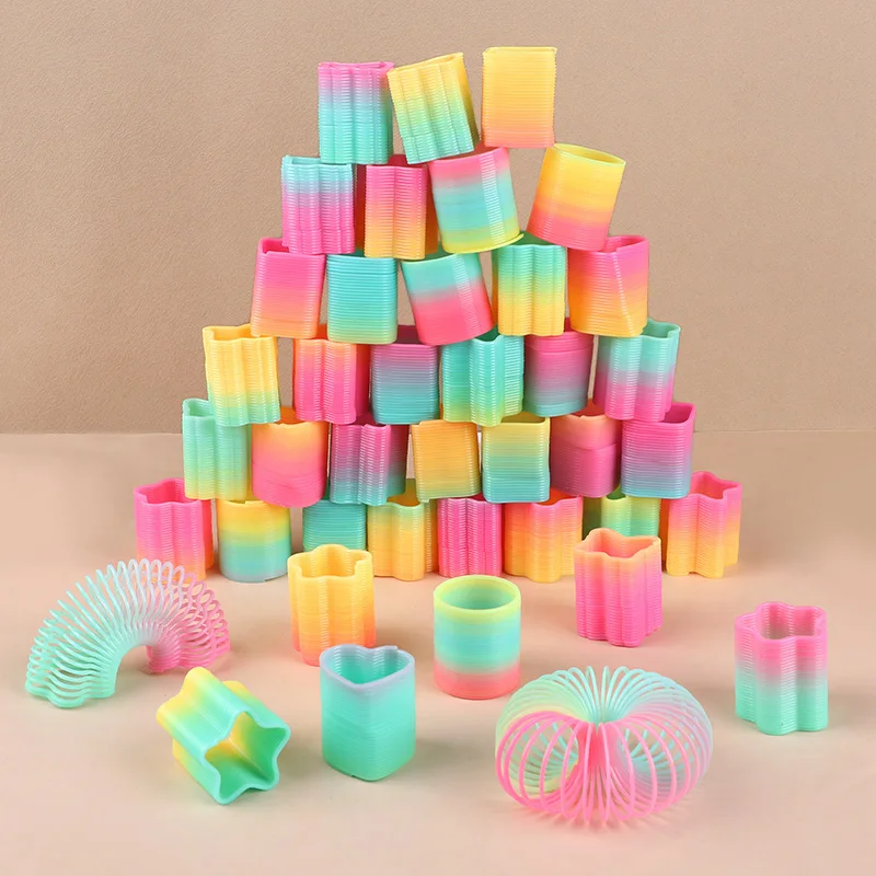 12/24Pcs Rainbow Magic Spring Toys for Kids Birthday Party Favors Pinata Fillers School Prize Wedding Christmas Boy Girl Gifts
