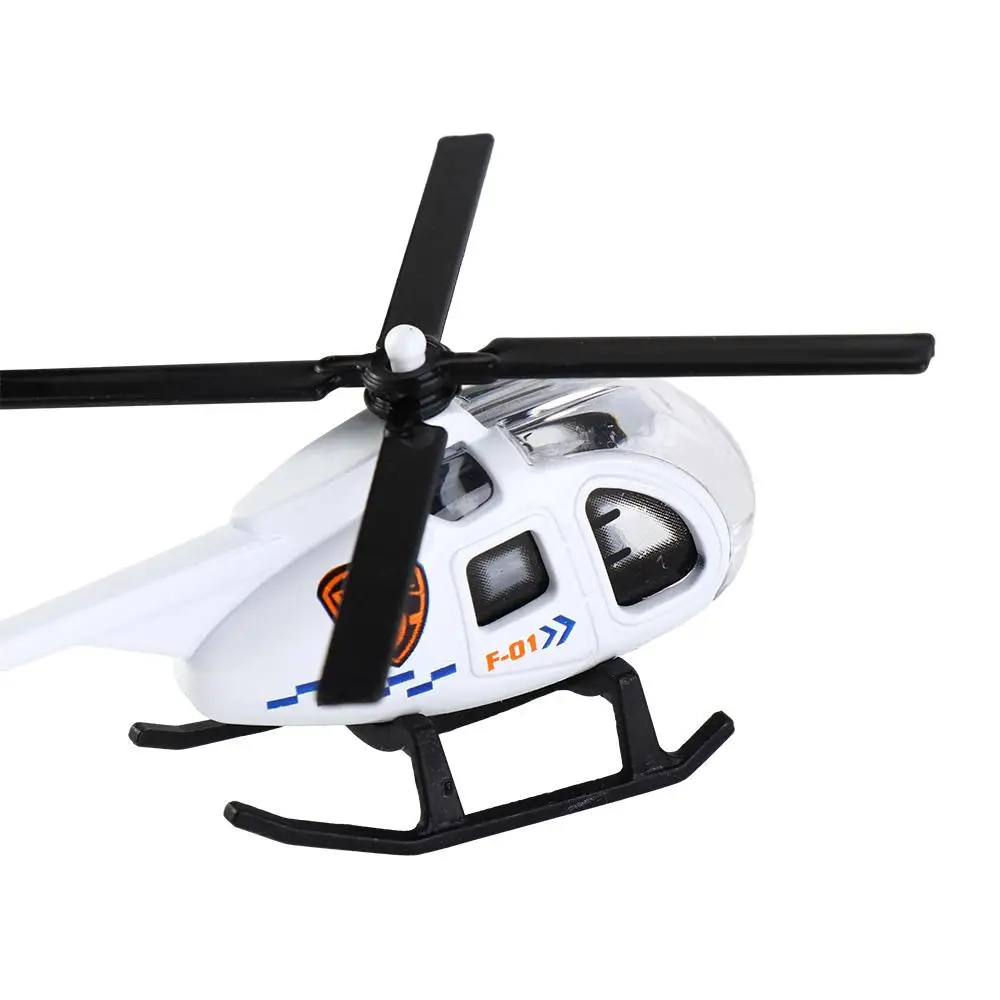 1PC New Childrens Helicopter Toy Alloy Airplane Model Ornaments Boy Toy Taxiing Simulation Helicopter Christmas Gift