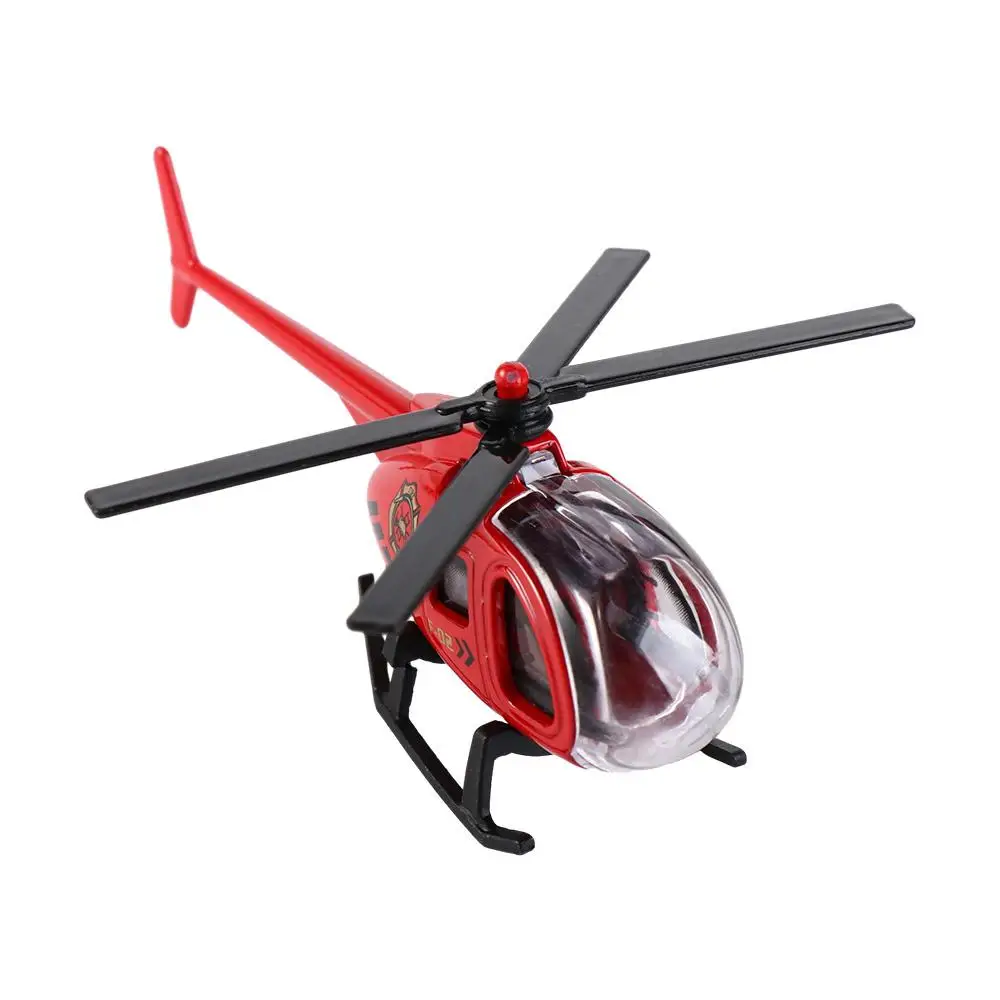 1PC New Childrens Helicopter Toy Alloy Airplane Model Ornaments Boy Toy Taxiing Simulation Helicopter Christmas Gift