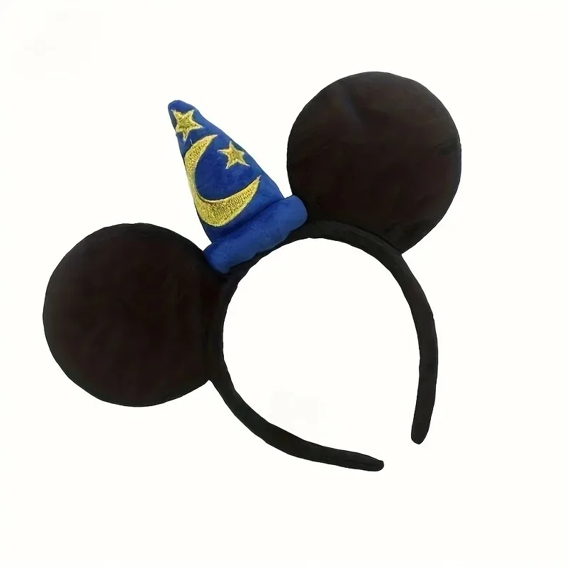 2026 New Cartoon Women Mouse Plush Magic House Headwear Cosplay DIY Decoration Christmas Party Cloth Hair Band Adult/Children