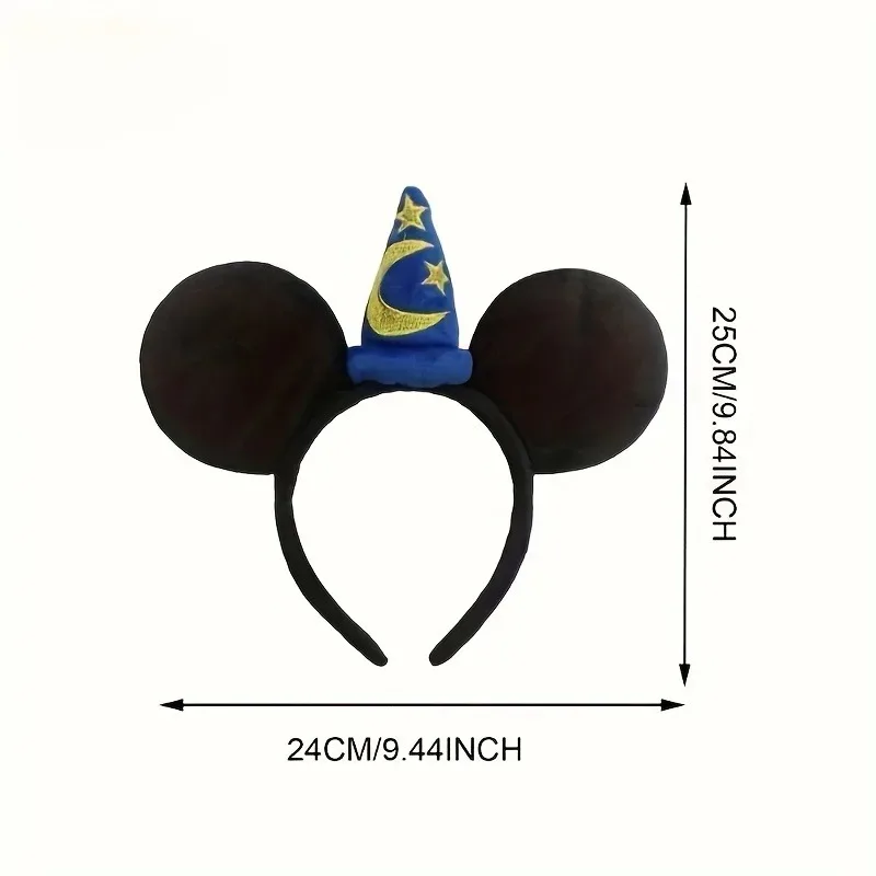2026 New Cartoon Women Mouse Plush Magic House Headwear Cosplay DIY Decoration Christmas Party Cloth Hair Band Adult/Children
