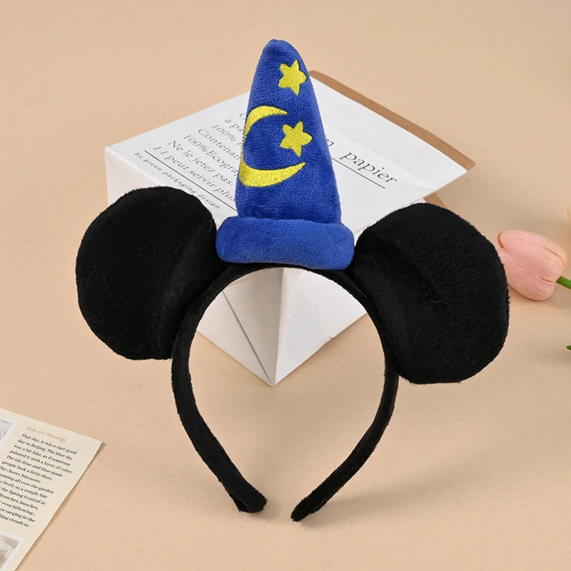 2026 New Cartoon Women Mouse Plush Magic House Headwear Cosplay DIY Decoration Christmas Party Cloth Hair Band Adult/Children