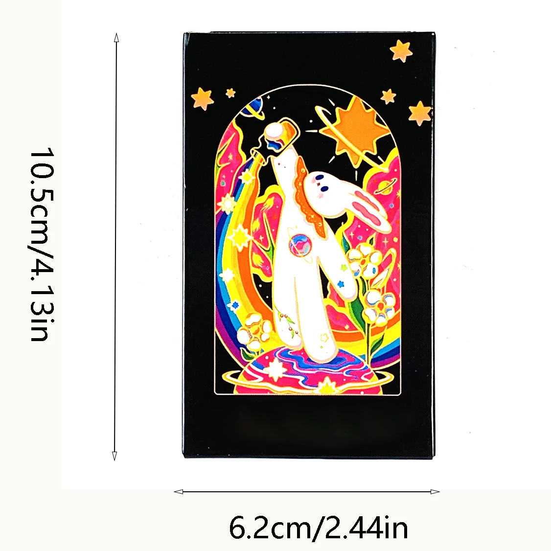 New Tarot Deck 78pcs Cute Rabbit-themed Tarot Cards,Meditation & Divination & Collection Cards,Halloween and Christmas Gifts