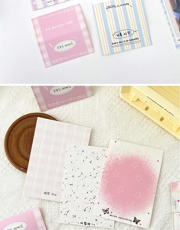 10set Kawaii Kpop Photocard Holder Photo Card Collection Bag DIY Accessories Christmas Packing Bag School Stationery