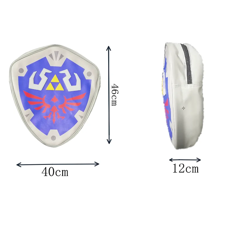 Anime Zeldas Hailia Shield Cosplay Backpack Laptop Travel Bag Children's Birthday Christmas Gift