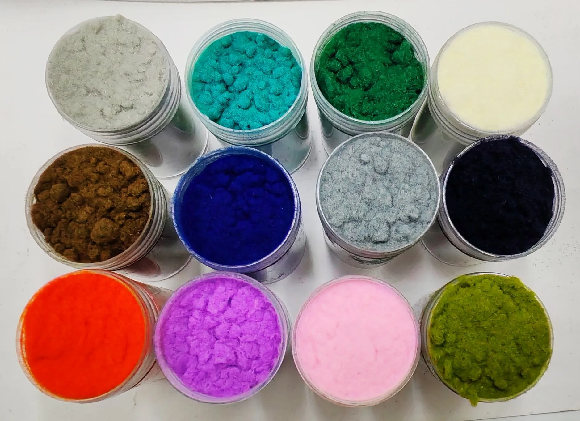 12 Colors 3D Candy Flocking Velvet Fuzzy Nylon Fiber Powder for Nail Art Manicure Taba Squishy Scenery Christmas Crafts DIY