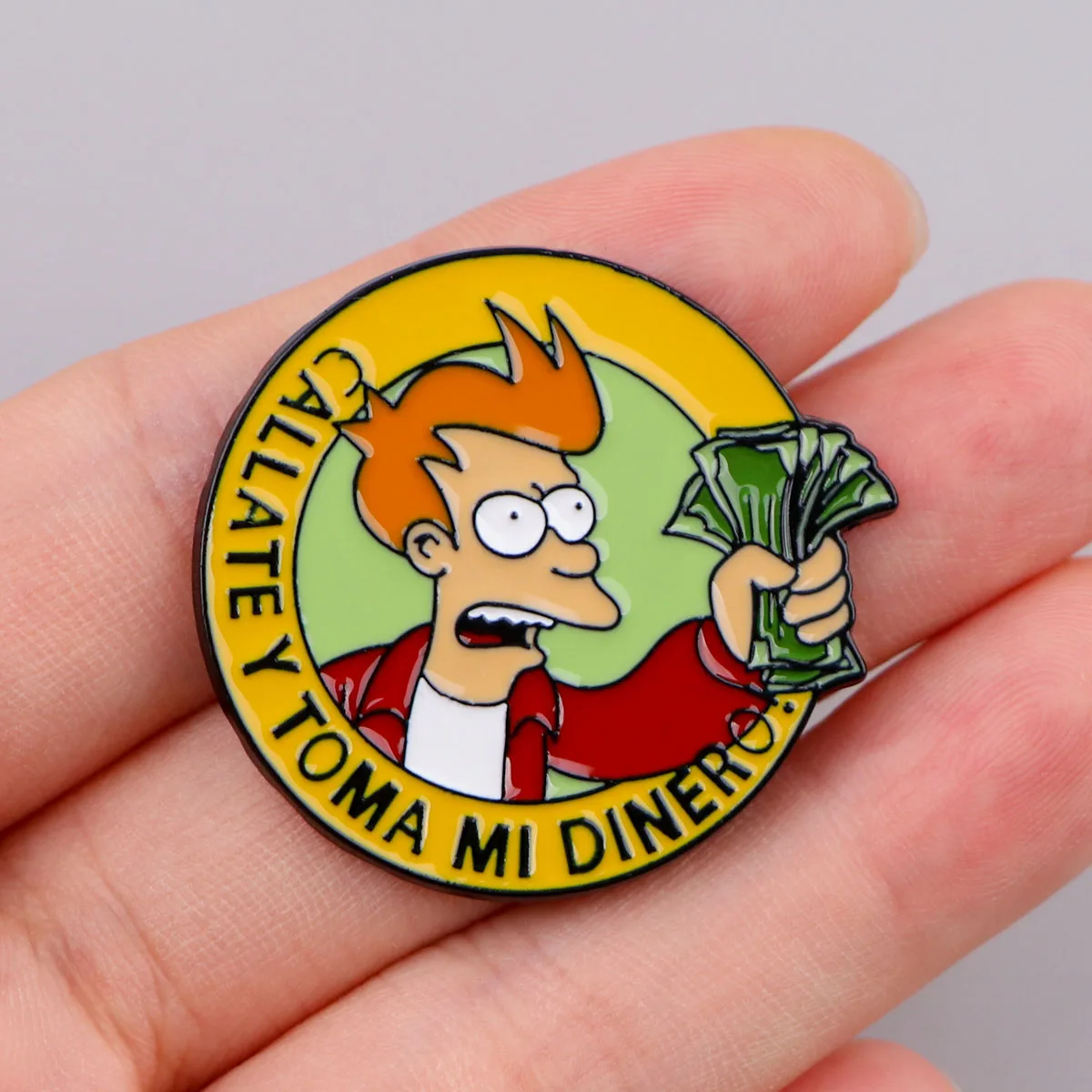 Classic Comedy  Enamel Pins Creative Robot Lapel Pins for Backpacks Brooches for Clothes Badges Fashion Jewelry Christmas Gift